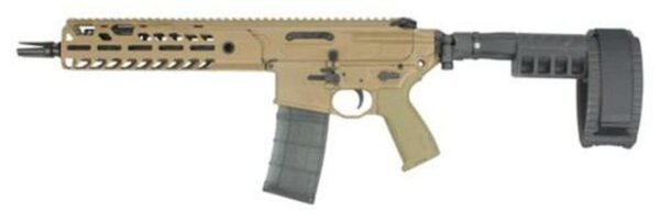 Sig MCX Virtus Pistol 5.56/223 11.5" Barrel M-LOK Col. Stabilizing Brace Flat Dark Earth 30rd Mag