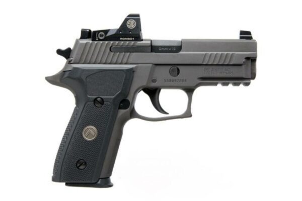 Sig P229 Legion, DA/SA, Compact, 9mm, 3.9" Barrel, Alloy Frame, Legion Gray Finish, Black G10 Grips, X-RAY3 Day/Night Sights, P-SAIT Trigger, ROMEO1 Reflex Optic, 10Rd, 3 Magazines