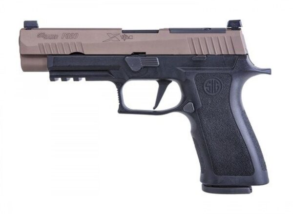 Sig P320, X-VTAC, Striker Fired, Full Size, 9mm, 4.7", Polymer, Black Frame, Coyote Slide, VTAC Day/Night Sights, 3 Mags, Modular X Grip, Optic Ready, 17Rd