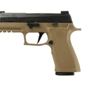 SIG P320 X-Series, 9mm, 3.9", 17rd, X-Ray3 NS, Black Slide, Coyote Frame