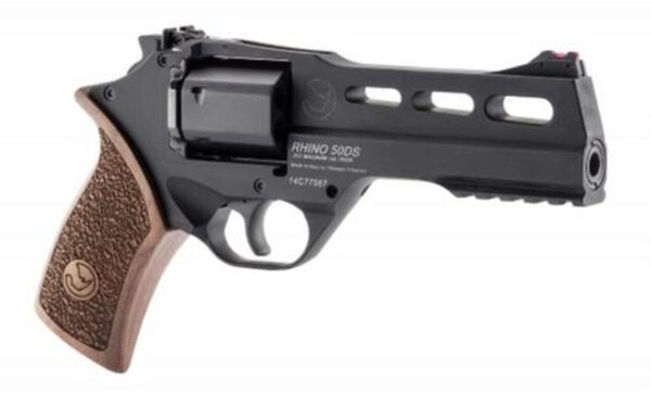 Chiappa Rhino 50DS, .357 Magnum, 5", 6rd, Walnut Grip, Fiber Optic Sights