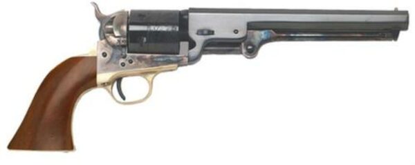 Cimarron 1851 Man With No Name Conversion .38 Special 7.5" Barrel Standard Blue Finish Walnut Grips, 6rd
