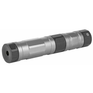 SilencerCo, Switchback 22, Rimfire Suppressor, 22LR/17HMR/22MAG/5.7MM, 1/2X28, Stainless Steel Baffles, Raw Titanium Finish
