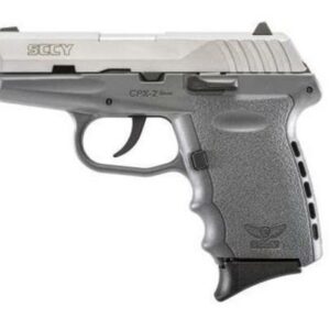 SCCY CPX-2, 9mm, 3.1", 10rd, Gray Polymer Frame, Stainless Steel