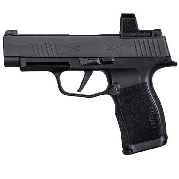Sig P365 XL Compact 9mm, 3.7" Barrel, Polymer, Black, Romeo Zero Reflex Optic, 2x12rd