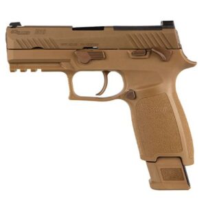 Sig Sauer, P320, M18 Commemorative, Striker Fired, 9mm, 3.9" Barrel, Polymer, Night Sights, Anti-Corrosion Internal Coatings Matching the U.S. Army Service Pistol, Call-in Code for Serialized M18 Coin and Certificate Matching Unique M18 Serial Number