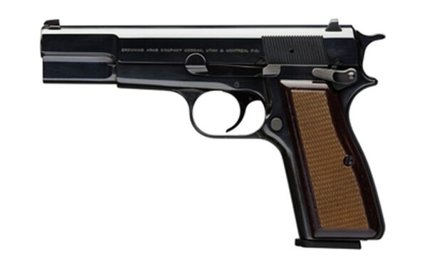 Browning Hi-Power Standard 9mm, Walnut Grips, 13 Rd Mag