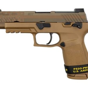 Sig P320-M17 Freedom Edition 9MM 4.7" Barrel Manual Safety, Night Sight Plate, 2- 17rd Mags