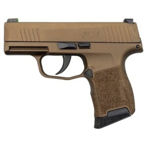 Sig P365 Burnt Bronze 9mm, 3" Barrel, Sig XRay3 Night Sights, 10rd Mag