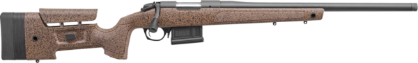 Bergara B14 6.5 PRC, Hunting and Match Wilderness Rifle, 24" Steel Barrel, Gray Cerakote, Molded Mini-Chassis Synthetic Stock with Omni Muzzlebrake, 1 Mag, 5Rd