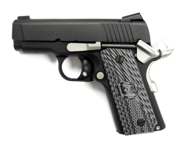 Colt Defender 1911 45 ACP 3" Barrel Bead Blast Finish 7rd Mag