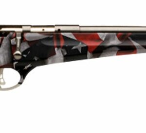 Savage Rascal Youth .22 LR, 16.13" Barrel, Blued, American Flag Stock, 1rd