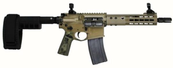 SIG M400 300blk Pistol 9" Barrel Flat Dark Earth Brace 30 Rd Mag