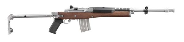 RUGER MINI-14 TACTICAL WALNUT / STAINLESS / BLACK 5.56 18.5" BARREL 20-ROUNDS