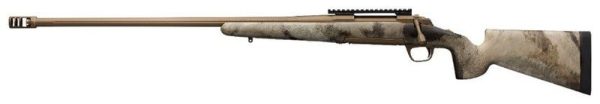 BROWNING X-BOLT HELLS CANYON LONG RANGE BURNT BRONZE CERAKOTE / A-TACS AU .28 NOSLER 26" BARREL 3-ROUNDS LH