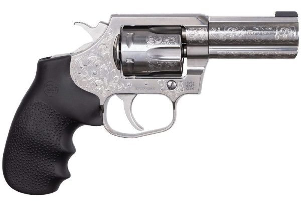 COLT FIREARMS KING COBRA ENGRAVED STAINLESS .357 MAG 3" BARREL 6-ROUNDS