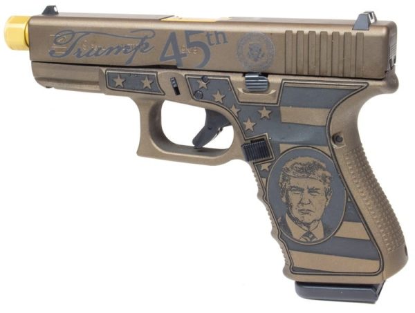 GLOCK 19 GEN 4 TRUMP BRONZE 9MM 4.02" BARREL 15-ROUNDS