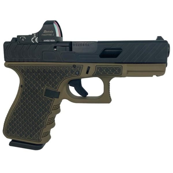 GLOCK G19 GEN3 FLAT DARK EARTH 9MM 4.02" BARREL 15-ROUNDS BURRIS FAST FIRE II RED DOT