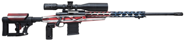 HOWA M1500 APC AMERICAN FLAG 6.5 CREEDMOOR 24" BARREL 10-ROUNDS W/ 4-16X50 SCOPE