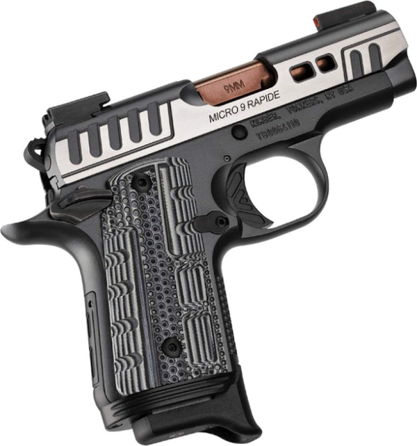 KIMBER MICRO 9 RAPIDE DUSK BLACK / STAINLESS 9MM 3.15" BARREL 7-ROUNDS