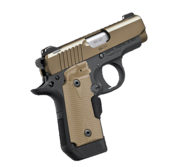 KIMBER MICRO DESERT TAN .380 ACP 2.75" BARREL 7-ROUNDS CRIMSON TRACE LASERGRIPS