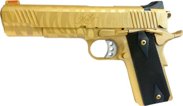 KIMBER STAINLESS II 24K GOLD TIGER STRIPE .45 ACP 5" BARREL 7-ROUNDS EXCLUSIVE