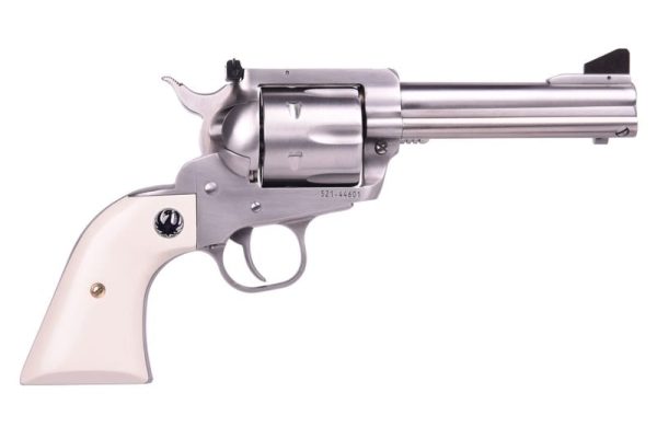 RUGER BLACKHAWK FLATTOP STAINLESS / SIMULATED IVORY .45 ACP / .45 COLT 4.625" BARREL 6-ROUNDS