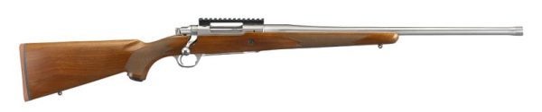 RUGER HAWKEYE HUNTER WALNUT 7MM REM MAG 24" 3 ROUNDS