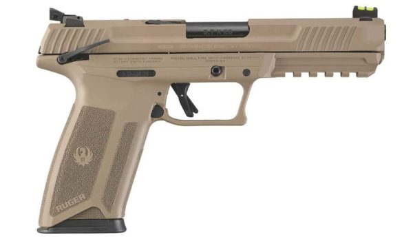 RUGER 57 DARK DESERT EARTH 5.7X28 4.94" BARREL 20 ROUNDS