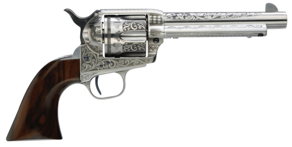 TAYLORS AND CO 1873 CATTLEMAN ENGRAVED .45 COLT 5.5" BARREL 6-ROUNDS