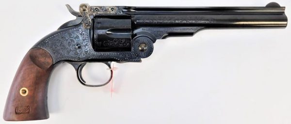 TAYLORS AND CO TOP BREAK SCHOFIELD .45 COLT 7" BARREL 6-ROUNDS ENGRAVED