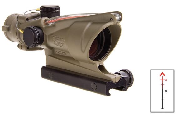 TRIJICON ACOG 4X32 W/TA51 223 FDE