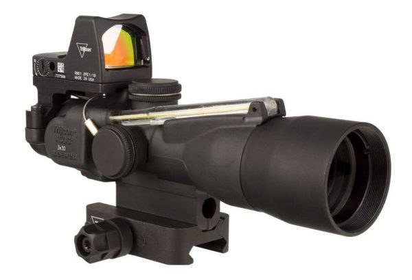 TRIJICON COMPACT ACOG 3X30MM HORSESHOE DOT RETICLE W/ RMR COMBO
