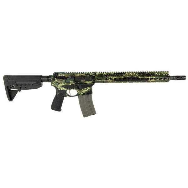 BRAVO COMPANY RECCE 14 KMR-A CARBINE JUNGLE TIGER STRIPE 5.56 14.5" BARREL 30-ROUNDS W/ PINNED BRAKE