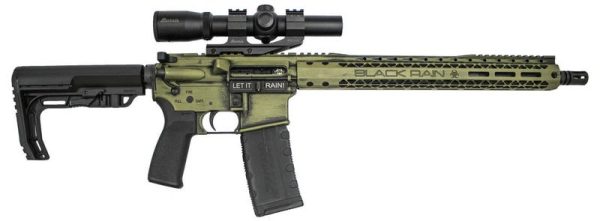 BLACK RAIN ORDNANCE SPEC15 BAZOOKA GREEN 5.56 NATO / .223 REM 16" BARREL 30-ROUNDS WITH BURRIS TAC30 OPTIC