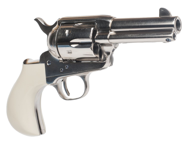 CIMARRON FIREARMS DOC HOLLIDAY THUNDERER NICKEL .45 COLT 3.5" BARREL 6-ROUNDS