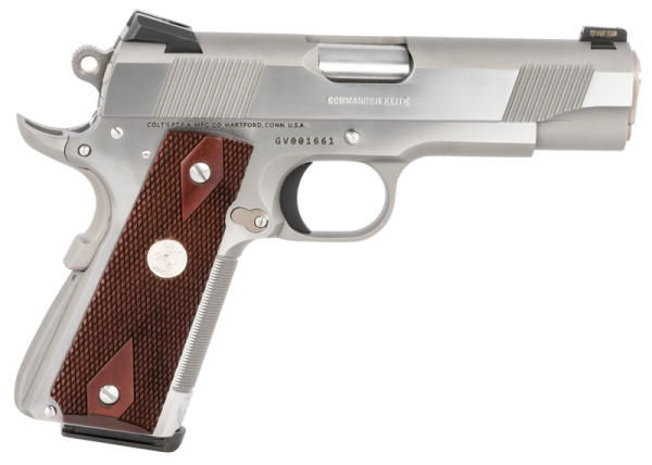 COLT FIREARMS COMBAT COMMANDER ELITE STAINLESS .45 ACP 4.25" BARREL 8-ROUNDS