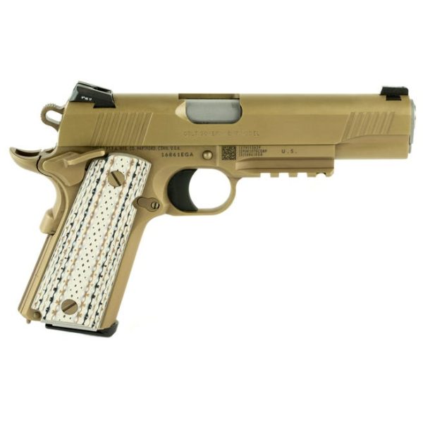 COLT FIREARMS CQBP MARINE M45-A1 ZINC BROWN ION BOND .45 ACP 5" BARREL 7-ROUNDS