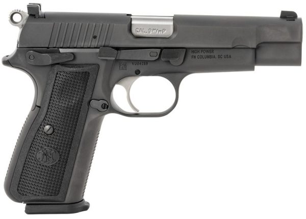 FN HIGH POWER BLACK 9MM 4.7" BARREL 17-ROUNDS