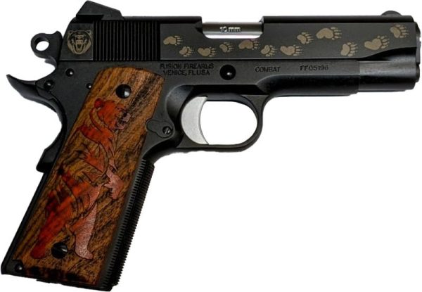 FUSION COMBAT CARRY 10MM 4.5" BARREL 8-ROUNDS BEAR ENGRAVED GRIPS