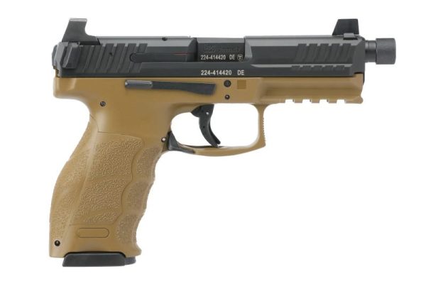 HECKLER AND KOCH VP9 TACTICAL FLAT DARK EARTH 9MM 4.7" BARREL 17-ROUNDS NIGHT SIGHTS