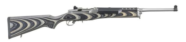 RUGER MINI-14 RANCH STAINLESS / LAMINATE .223 REM 18.5" BARREL 5 ROUNDS