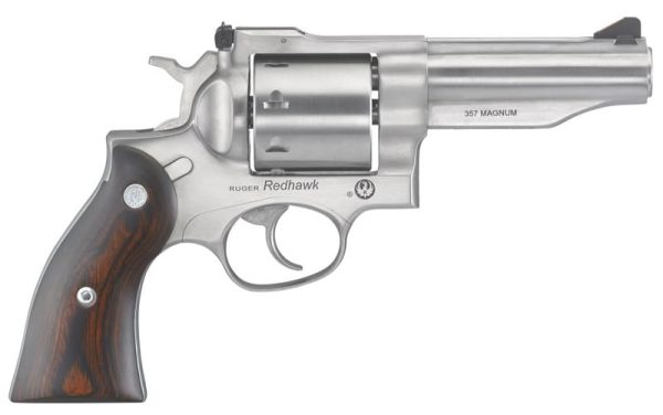 RUGER REDHAWK SATIN .357 MAG 4.2" BARREL 8-ROUNDS ADJUSTABLE REAR SIGHT