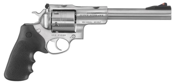 RUGER SUPER REDHAWK STAINLESS .480 RUG 7.5" BARREL 6-ROUNDS