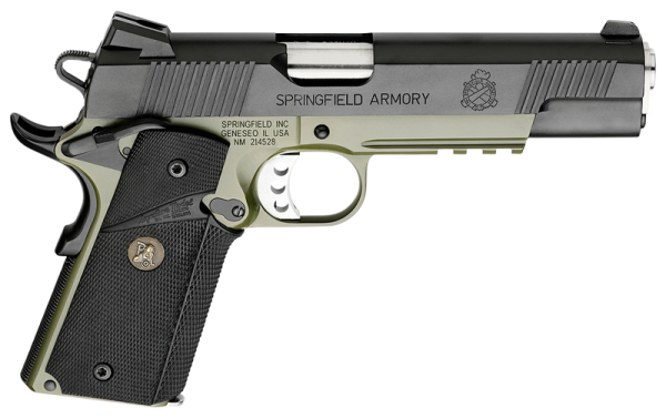 SPRINGFIELD LOADED MARINE CORPS OPERATOR OD GREEN .45 ACP 5" BARREL 7-ROUNDS
